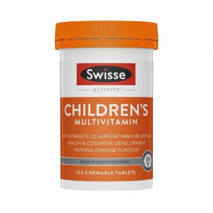 Swisse Children's Ultivite Multivitamin 120 Chewable Tablets - Health Cart