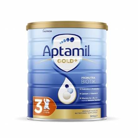 Aptamil 澳洲爱他美 金装加强型婴幼儿配方奶粉（3段）1岁+ 900g（仅限发货到中国大陆，每个订单限购3罐） - Healthcart 网萃澳洲生活馆