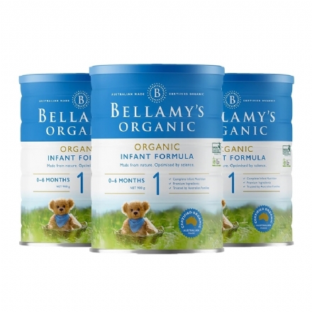 Bellamy's Infant Formula (Step 1) 900g 3tank（Ship to Chinese Mainland only，Maximum  3 cans per order） - Health Cart