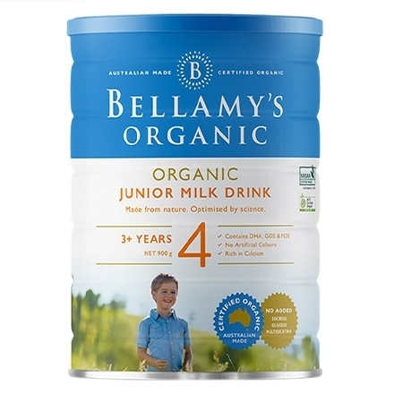 Bellamy's Organic Junior Milk Drink Step 4 900g(Maximum  3 cans per order) - Health Cart