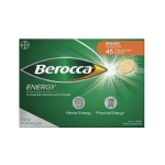 Bayer Berocca Vitamin B & C Orange Flavour Effervescent 45 Tablets - berocca vitamin b  c orange flavour effervescent 45 tablets - 3    - Health Cart