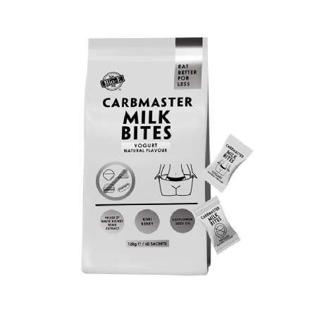 Bio-E Carbmaster Milk Bites Yogurt Natural Flavour 120g/60Sachets - Health Cart