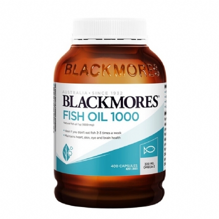 Blackmores 澳佳宝 原味有腥味鱼油胶囊 400粒 - blackmores fish oil 1000 400 capsules - 2    - Healthcart 网萃澳洲生活馆