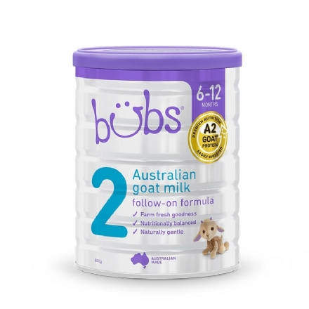 Bubs 贝儿 婴幼儿羊奶粉2段 800g（仅限发货到中国大陆，每个订单限购3罐） - Healthcart 网萃澳洲生活馆