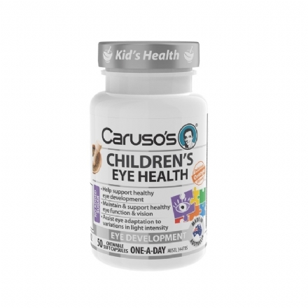Caruso's 儿童抗蓝光护眼咀嚼片50粒 - carusos childrens eye health 50 capsules - 1    - Healthcart 网萃澳洲生活馆