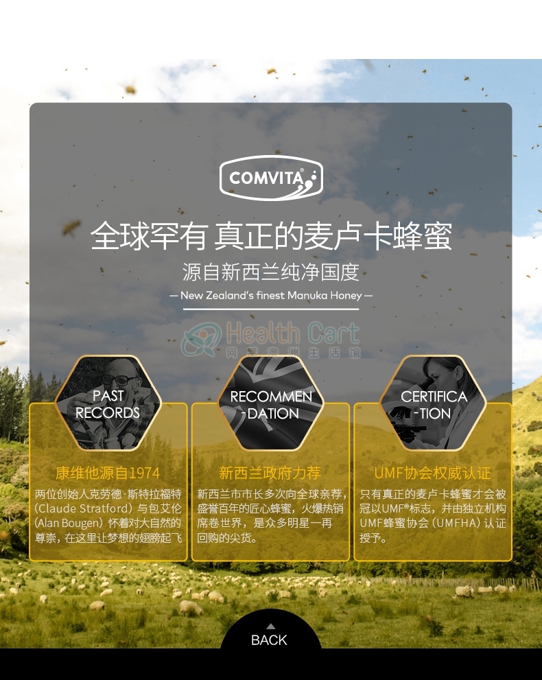 Comvita UMF 5+ Manuka Honey 500g（Not For Sale In WA） - @comvita umf 5 manuka honey 500gnot for sale in wa - 2 - Health Cart