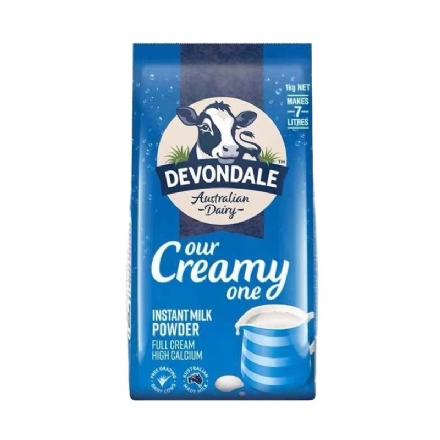 Devondale 德运 全脂高钙成人奶粉（老人/学生) 1kg（仅限发货到中国大陆，每个订单限购6包） - Healthcart 网萃澳洲生活馆