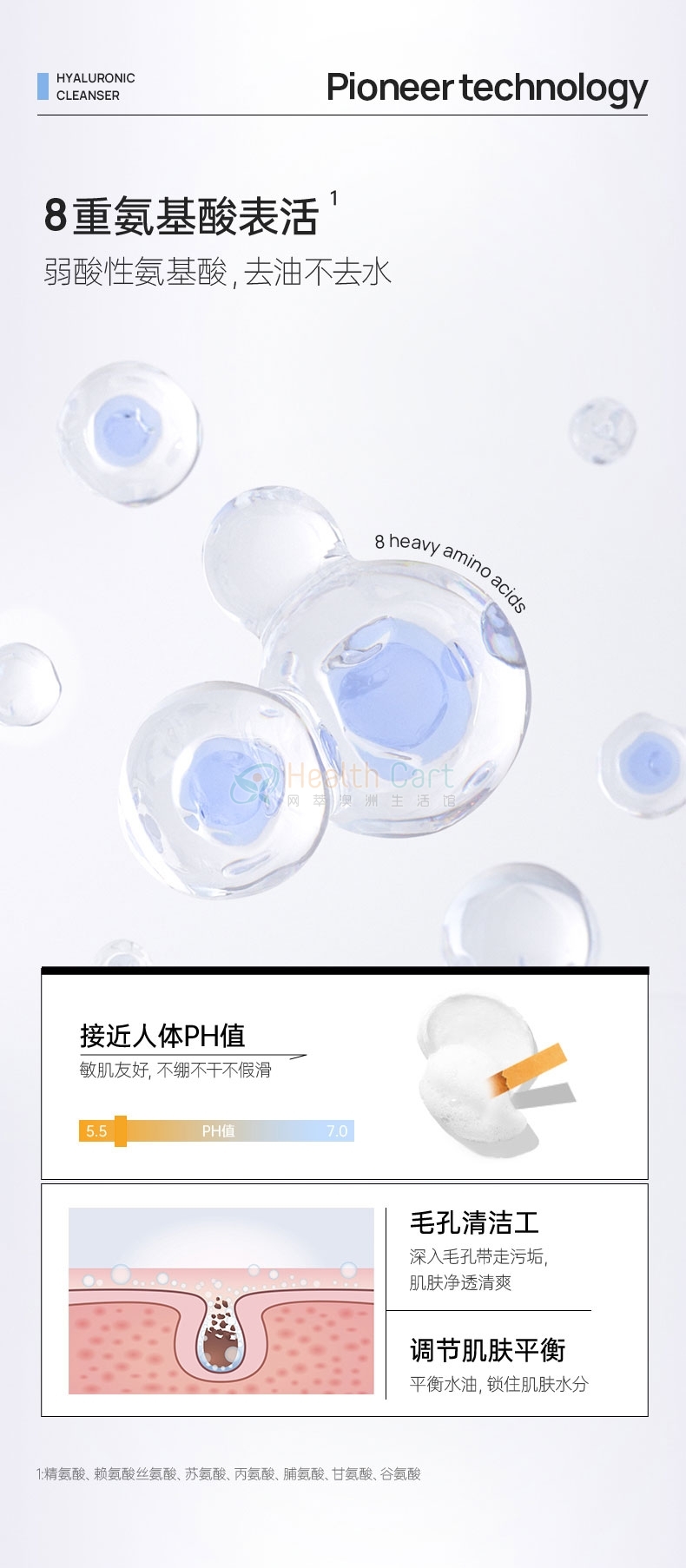 EAORON澳容水光洁面乳100ml - @eaoron hyaluronic cleanser 100ml 2023911163941 - 5 - Healthcart 网萃澳洲生活馆