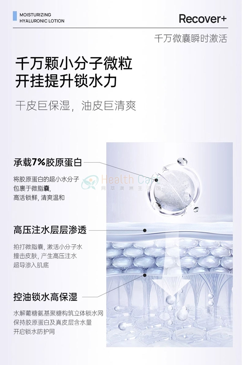 EAORON澳容润泽蓝水光乳 120ml - @eaoron moisturizing hyaluronic lotion120ml - 8 - Healthcart 网萃澳洲生活馆