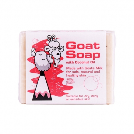 Goat Soap With Coconut Oil 100g - goat soap with coconut oil 100g - 1    - Health Cart