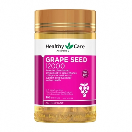 Healthy Care 葡萄籽胶囊 300粒 - healthy care grape seed 12000  300 capsules - 1    - Healthcart 网萃澳洲生活馆