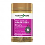 Healthy Care高浓缩58000葡萄籽胶囊 200粒 - healthy care grape seed 58000 200 capsules - 1    - Healthcart 网萃澳洲生活馆