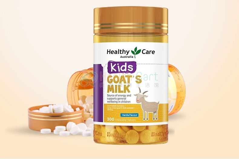 HealthyCare山羊奶片 香草味300粒 - @healthy carekids goat milk vanilla flavour 300 tablets - 17 - Healthcart 网萃澳洲生活馆