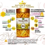 Nature's King-Royal Jelly 1000mg 365 Capsules - imported australian natures king royal jelly capsules 1000mg - 4    - Health Cart