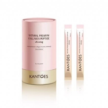 KANTOES 胶原蛋白肽粉（蜜桃味）2800毫克 -   PEACH Flavour 30*3g - Healthcart 网萃澳洲生活馆