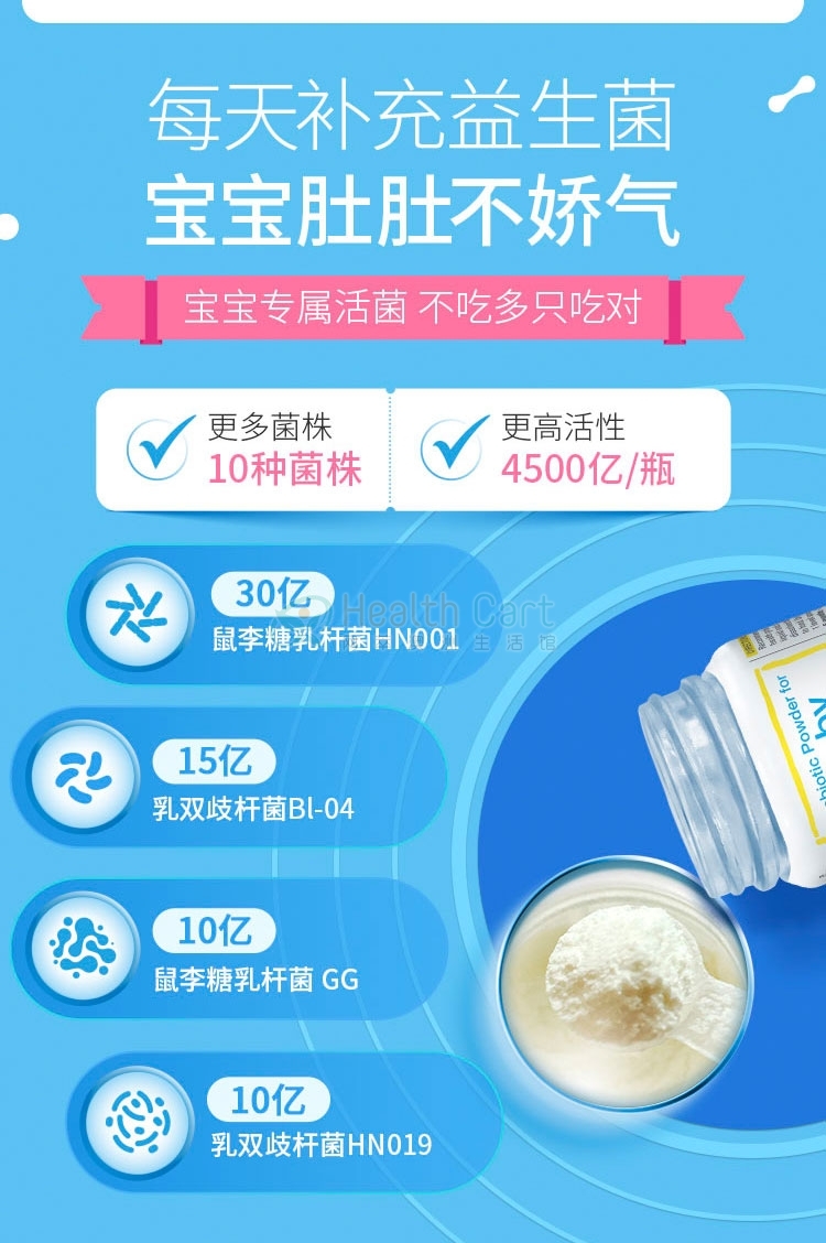 Life Space婴儿益生菌粉（0-3岁）60g - @life space probiotic powder for baby0 3years 60g - 8 - Healthcart 网萃澳洲生活馆