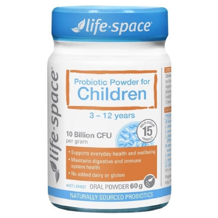 Life Space儿童益生菌粉（3-12岁）60g - life space probiotic powder for children 3 12years 60g - 1    - Healthcart 网萃澳洲生活馆