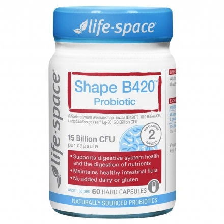 Life Space Shape B420 Probiotic 60 Capsules - Health Cart