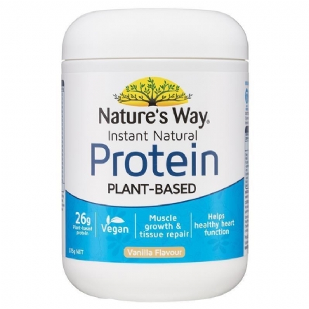 Nature's Way速溶植物蛋白粉375g 香草味 - natures way instant natural protein vanilla 375g - 1    - Healthcart 网萃澳洲生活馆