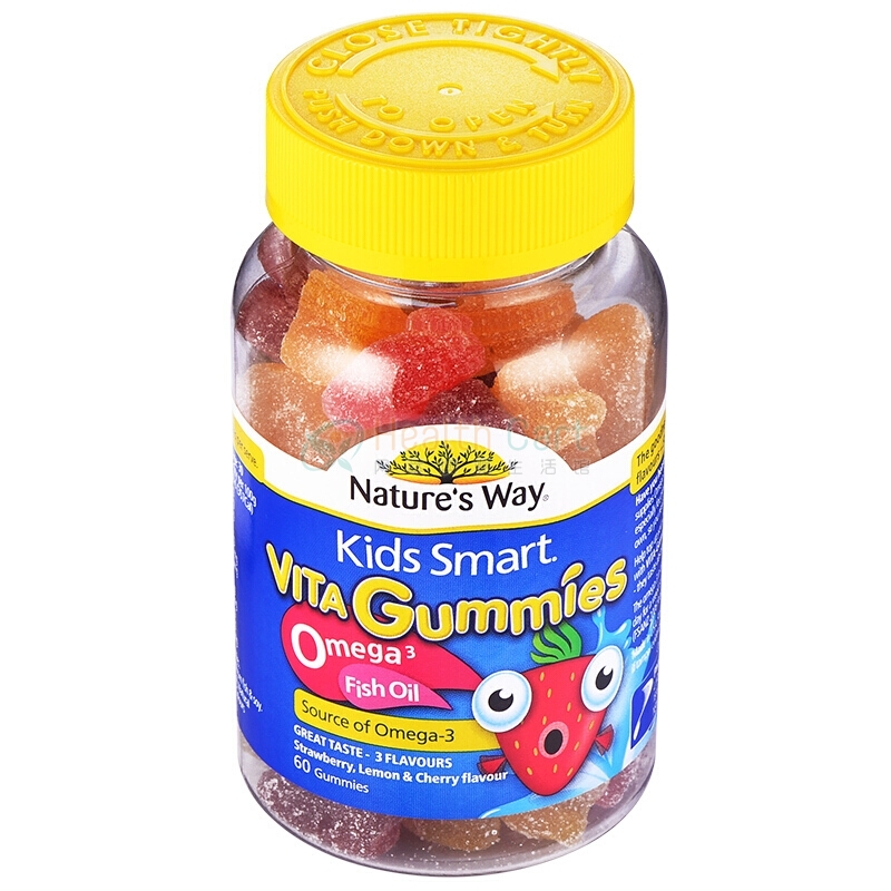 Nature's Way Kids Smart Vita Gummies Omega 3 Fish Oil X 60 Health