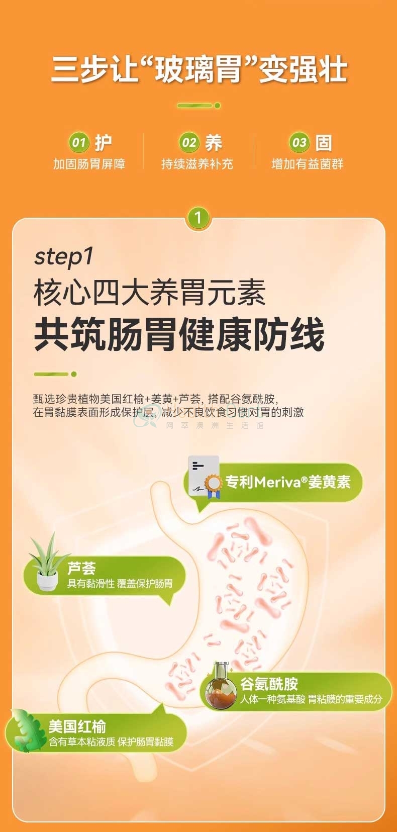 Nutra-Life 纽乐道肠舒宁养胃粉180g（浆果味） - @nutra life gut relief berry 180g - 14 - Healthcart 网萃澳洲生活馆
