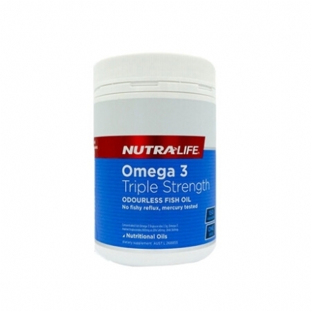 Nutra-Life Omega 3 Triple Strength Odourless 150 Capsules - Health Cart