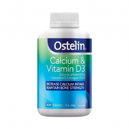 Ostelin 成人维生素D3钙片 300粒 - ostelin calcium  vitamin d3 300 tablets - 1    - Healthcart 网萃澳洲生活馆