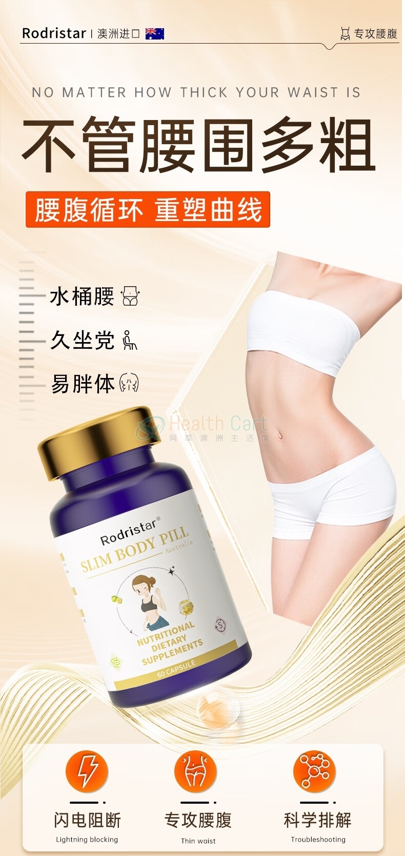 Rodristar Slim Body Pill 60Capsules - @rodristar slim body pill 60capsules - 3 - Health Cart