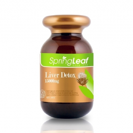 SpringLeaf绿芙护肝养身胶囊15000mg 120粒 - springleaf liver detox 15000mg 120caps - 1    - Healthcart 网萃澳洲生活馆