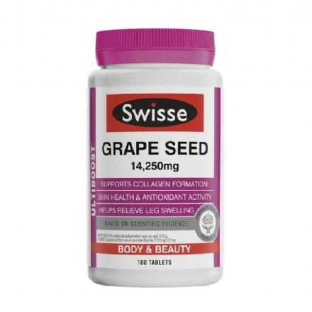 Swisse Ultiboost Grape Seed 14,250mg 180 - Health Cart