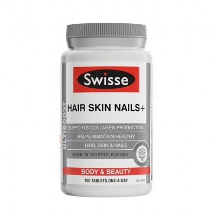 Swisse Ultiboost Hair Skin Nails+ 100 Tablets - Health Cart