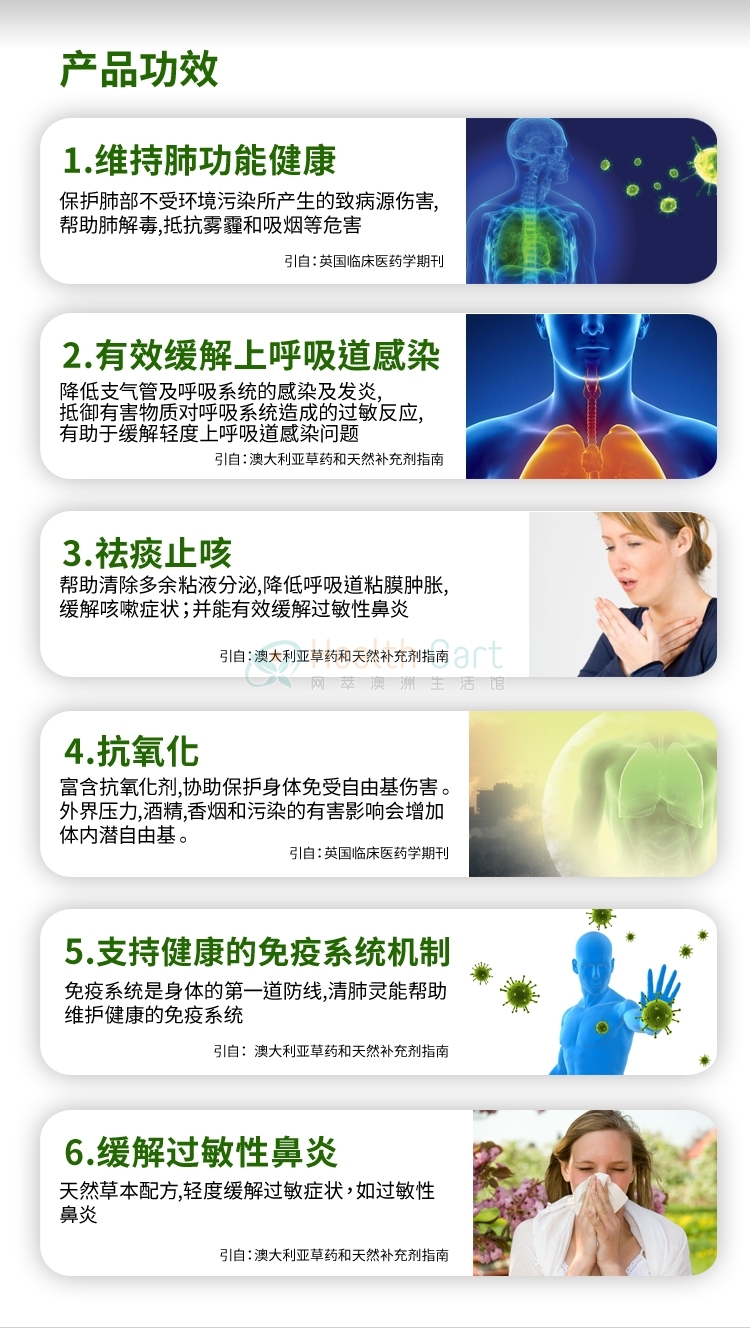 Wealthy Health澳洲进口清肺灵60粒 防雾霾清肺宝 - @wealthy healthpm   lung support - 6 - Healthcart 网萃澳洲生活馆